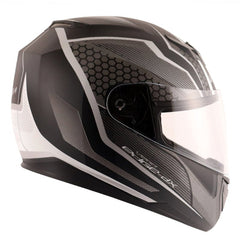 Vega Edge DX Blast Black Silver Helmet
