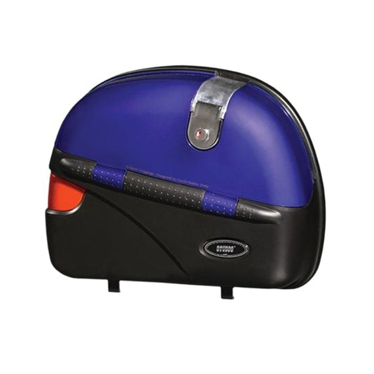 Studds Cruiser Side Luggage Box with Universal Fitment Clamps (Flame Blue)
