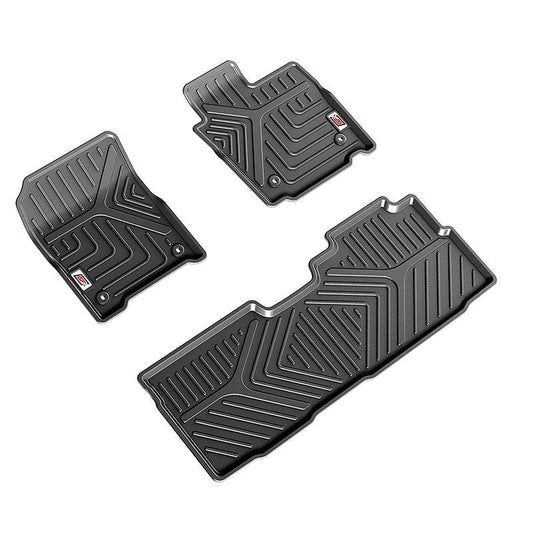 GFX Life Long All Weather Car FloorFoot Mats for MG Hector (2019 Onwards) (Set of 3 Pcs)
