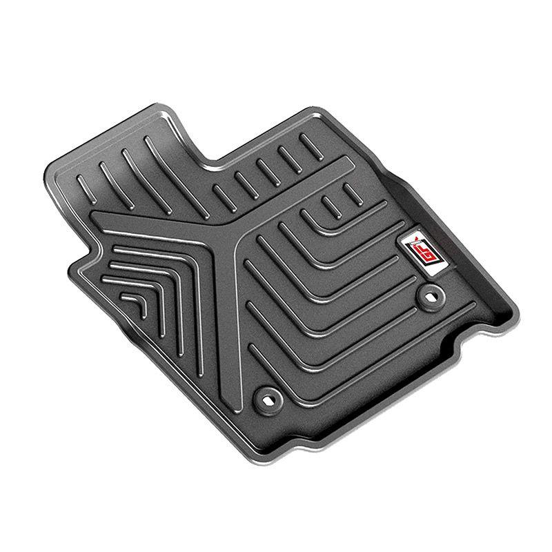 GFX Life Long All Weather Car FloorFoot Mats for MG Hector (2019 Onwards) (Set of 3 Pcs)