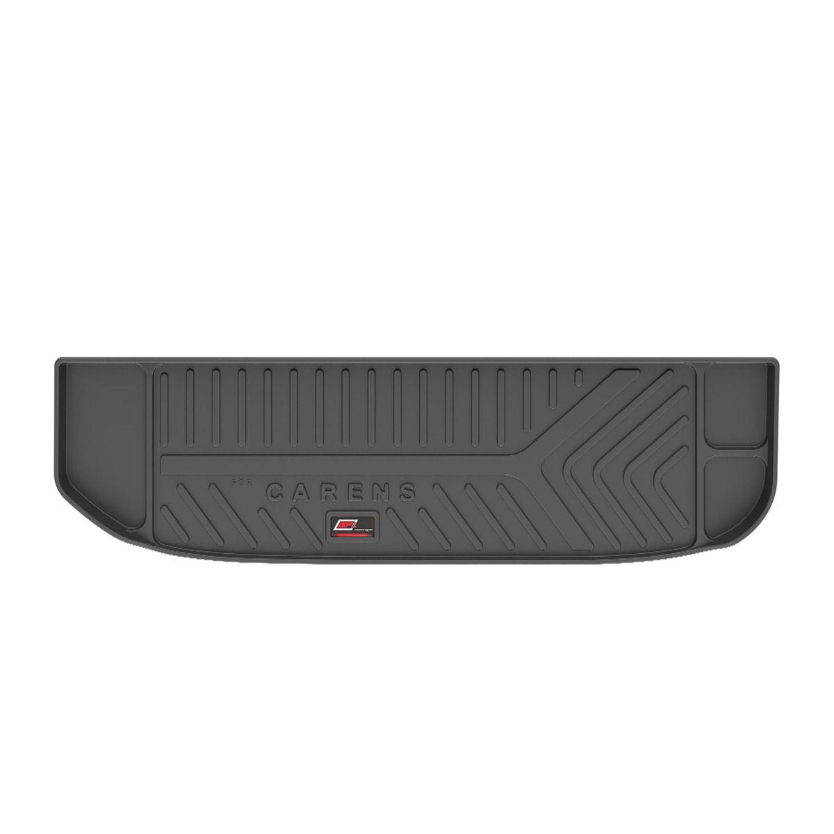GFX Life Long Car Floor/Foot Mats With Trunk Mat Compatible For KIA Caren (2022 Onwards) (Black) (Set of 5 Pcs)
