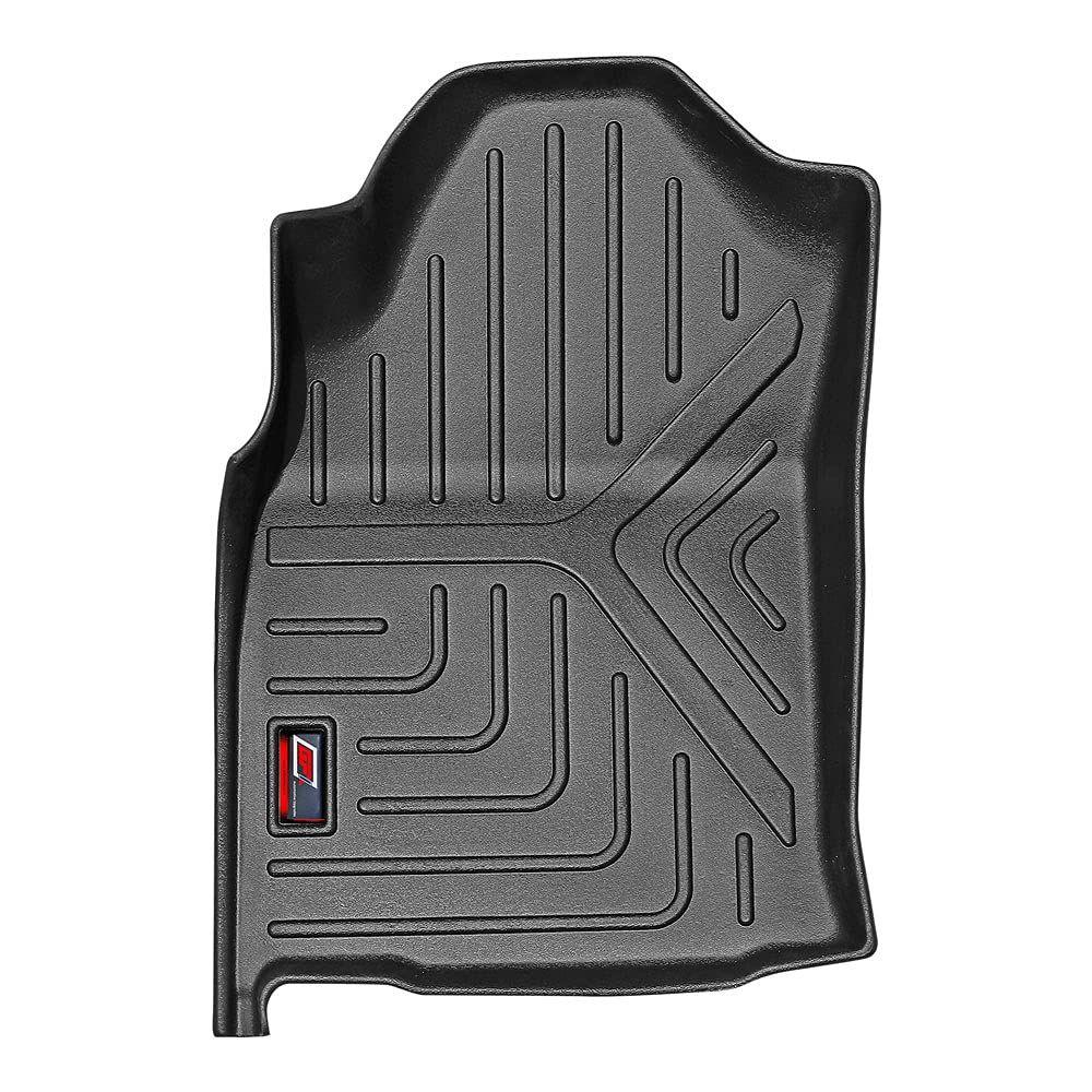 GFX Life Long Car FloorFoot Mats For Toyota Innova Crysta (2016 To 2019) (Automatic) Set of 4 Pcs. (3 Rows)
