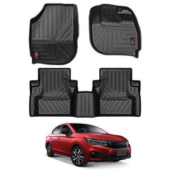 GFX Premium Life Long Car FloorFoot Mats Compatible For Honda City (2020 Onwards)