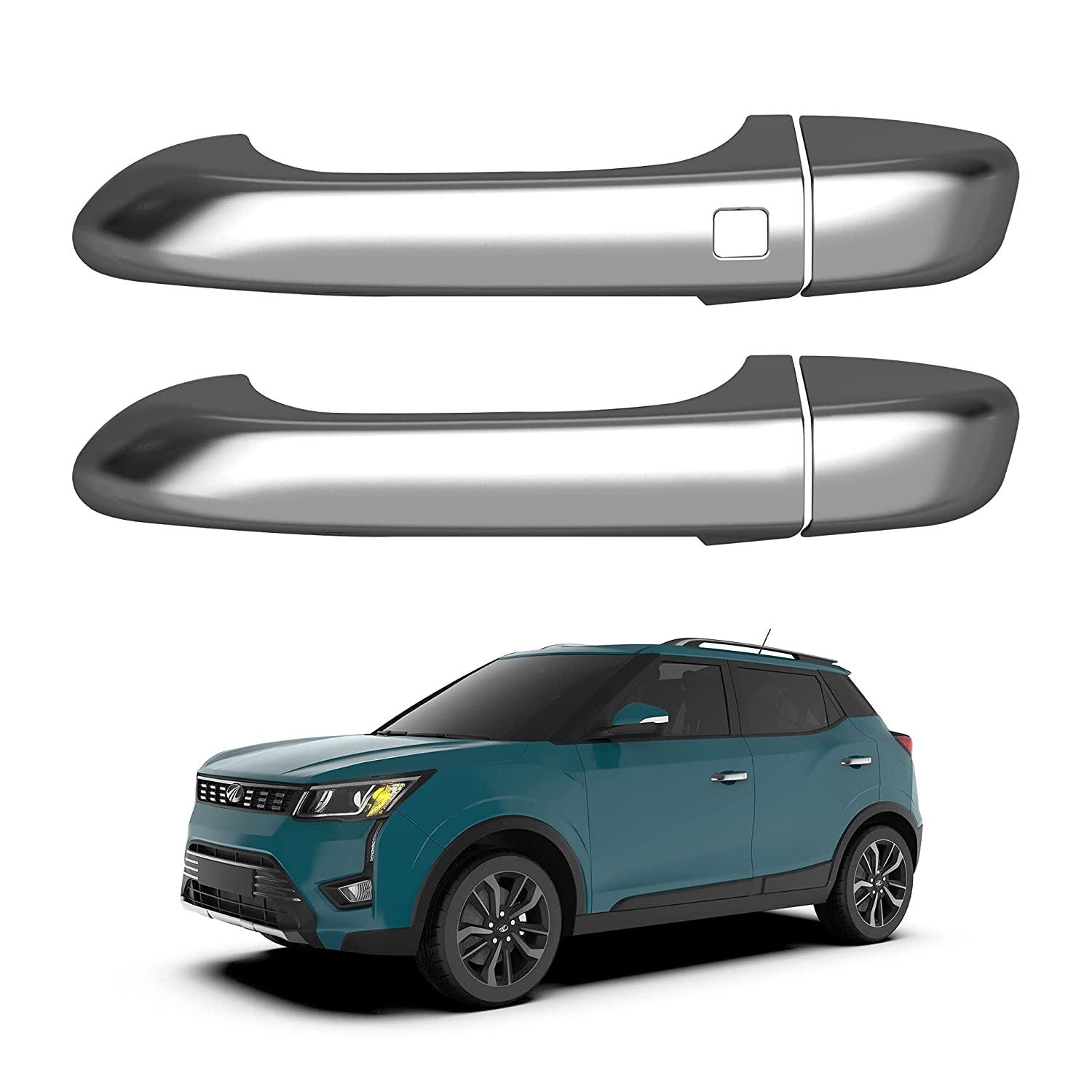 Galio Car Chrome Door Handle Cover for Mahindra XUV-300 (2019 Onwards) (Set of 4 pcs.)