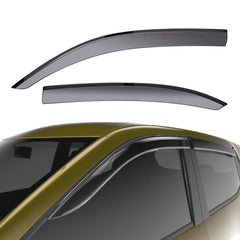 Galio Car Door Visor Window Deflector For Renault KWID 2015 Onwards (Set of 4 Pcs.) - Autosparz