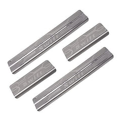 Galio Car Footsteps Sill Guard Stainless Steel Scuff Plate For Maruti Suzuki Swift (2018 onwards) (Set of 4 Pcs.)