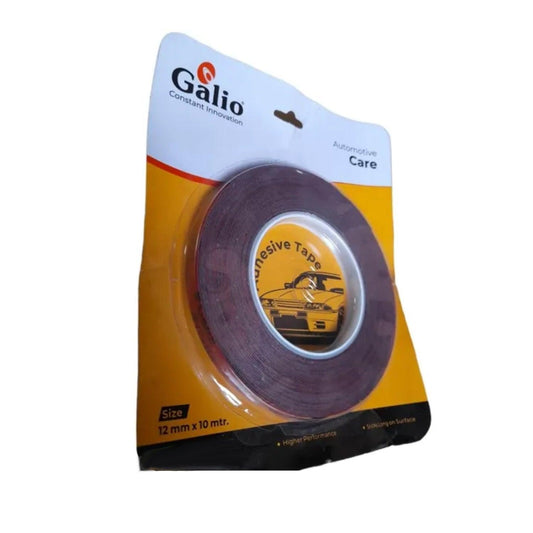 Galio Adhesive Double Sided Acrylic Tape (12mm X 10mtr.) - Autosparz