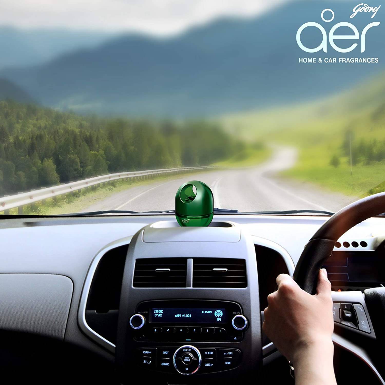 Godrej aer twist, Car Air Freshener - Fresh Forest Drizzle (45g)