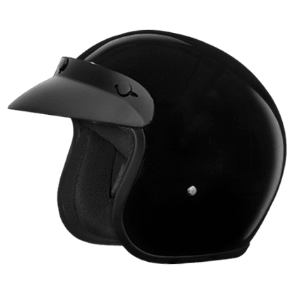 Studds Jetstar Classic Plain Open Face Helmet - Autosparz
