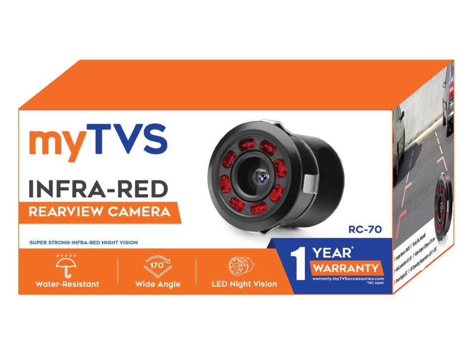 MyTVS RC-70 Infra Red Rearview Camera (All Cars)