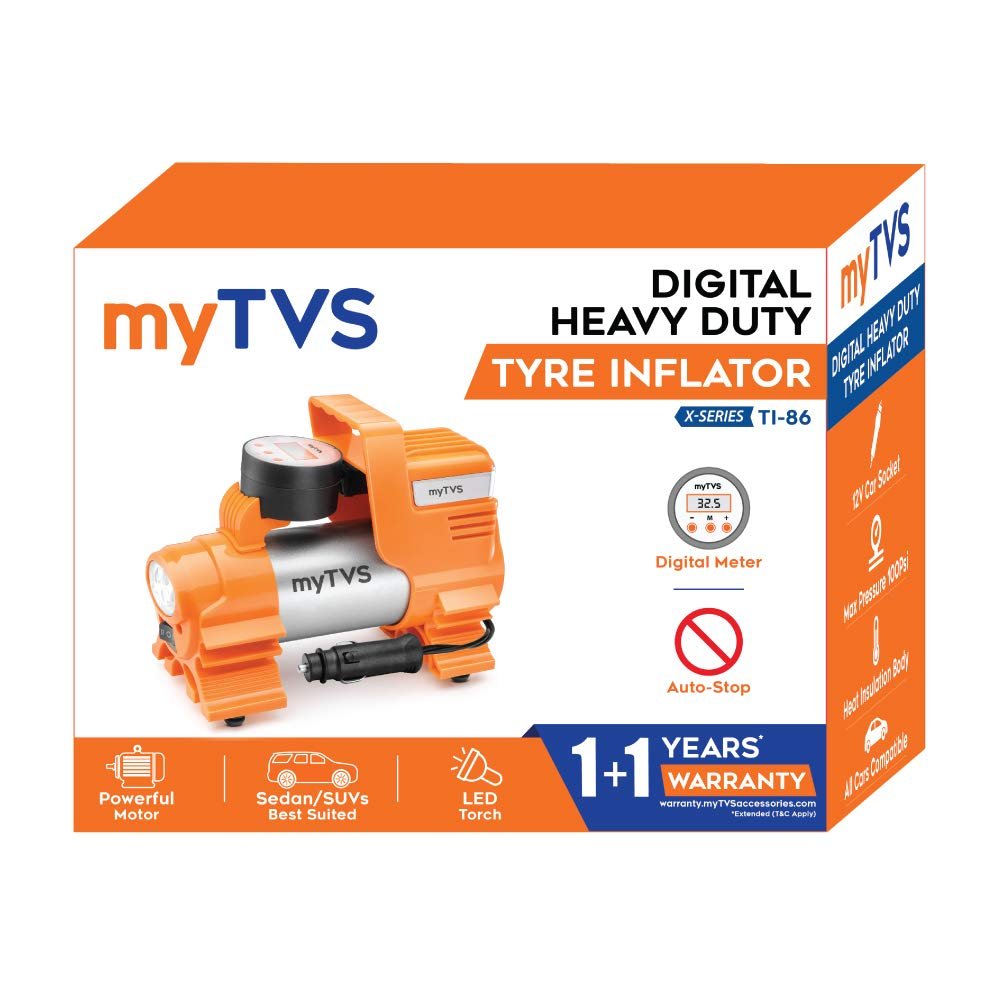 MyTVS TI-86 Digital Heavy Duty Car Tyre Inflator