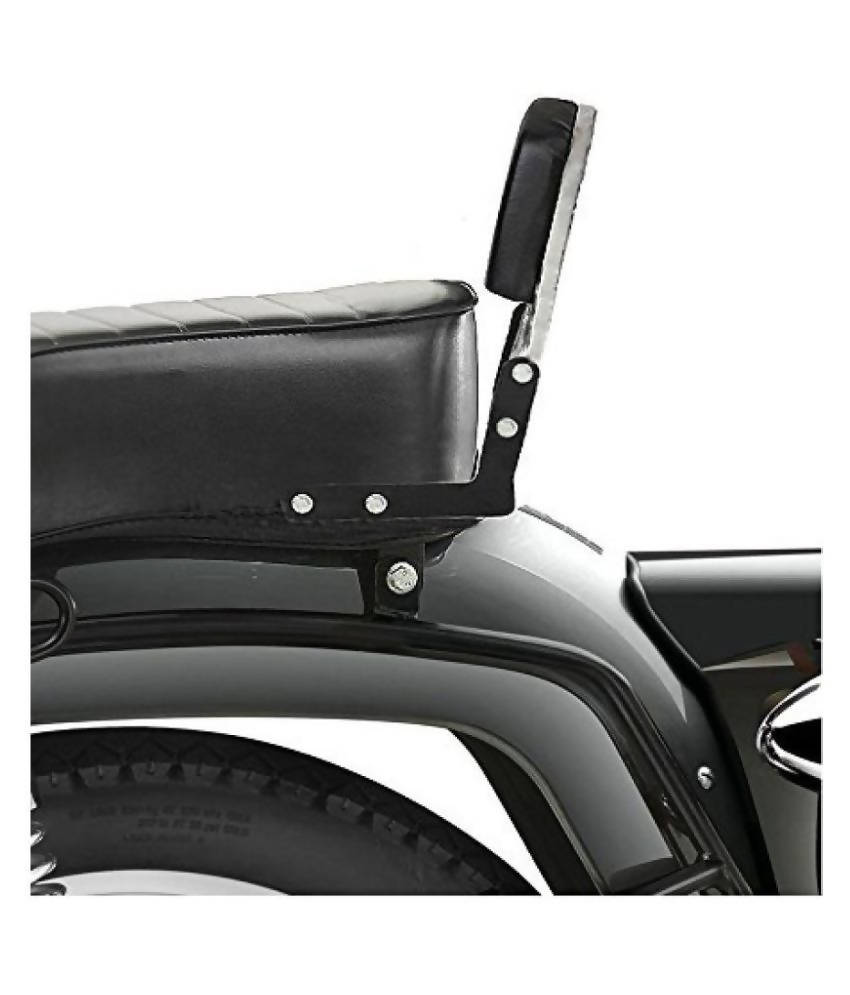 High Quality Harley Style Pillion Bike Backrest Chrome For Royal Enfield Classic 350/500, Bullet 350/500, Electra