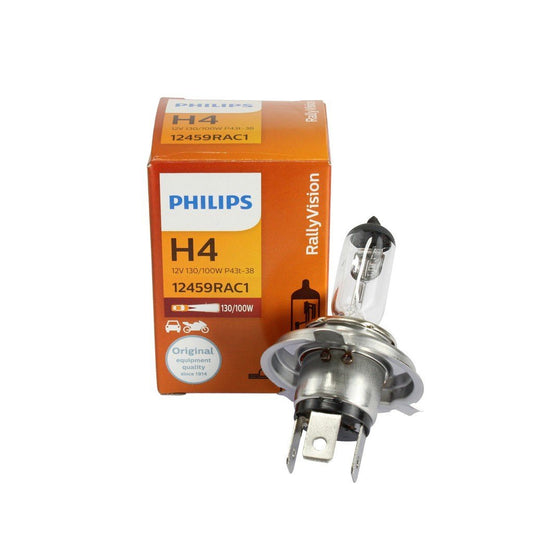 Philips Rally H4 Headlight Bulb (130100W, 2 Bulbs) (2)