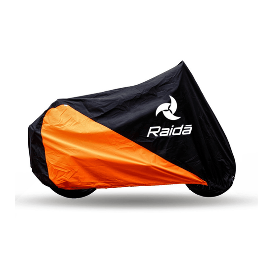 Raida SeasonPro Waterproof Bike Cover (Black/Orange) - Autosparz