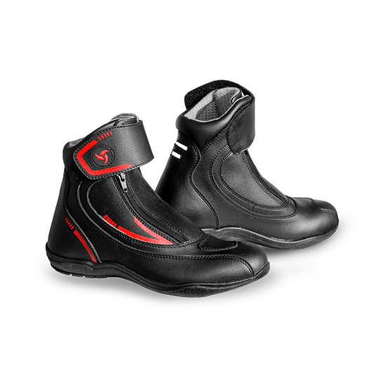 Raida Tourer Motorcycle Boots  (Red)