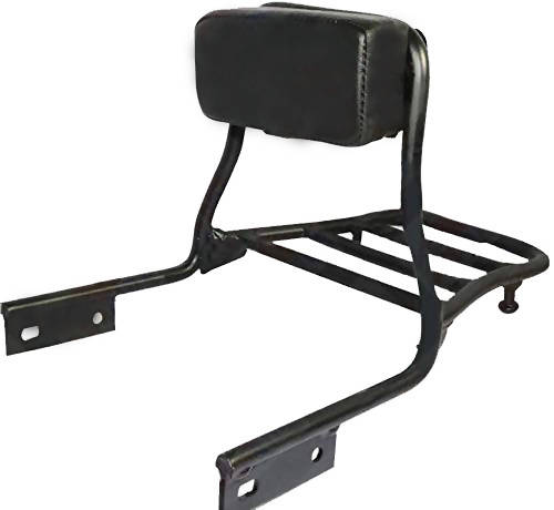 Generic Rear Passenger Backrest With Carrier Royal Enfield Bullet Classic 350/500