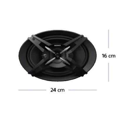 Sony XS-FB693E(16 x 24cm) 3-Way Coaxial Car Speakers (Black)