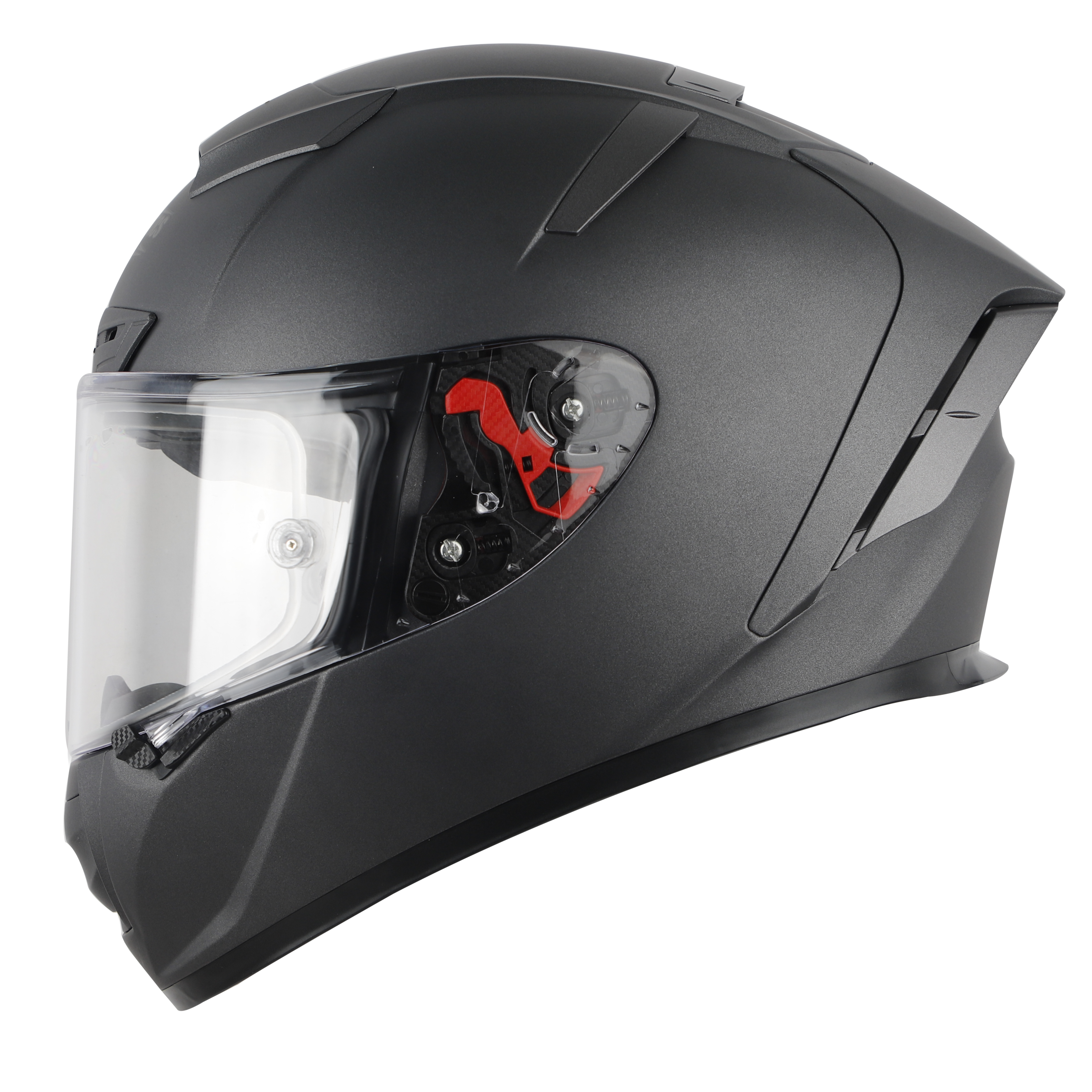 Steelbird Aeronautics SA-5 DOT Helmet with Clear Anti-Fog Shield Visor (Mat Axis Grey)