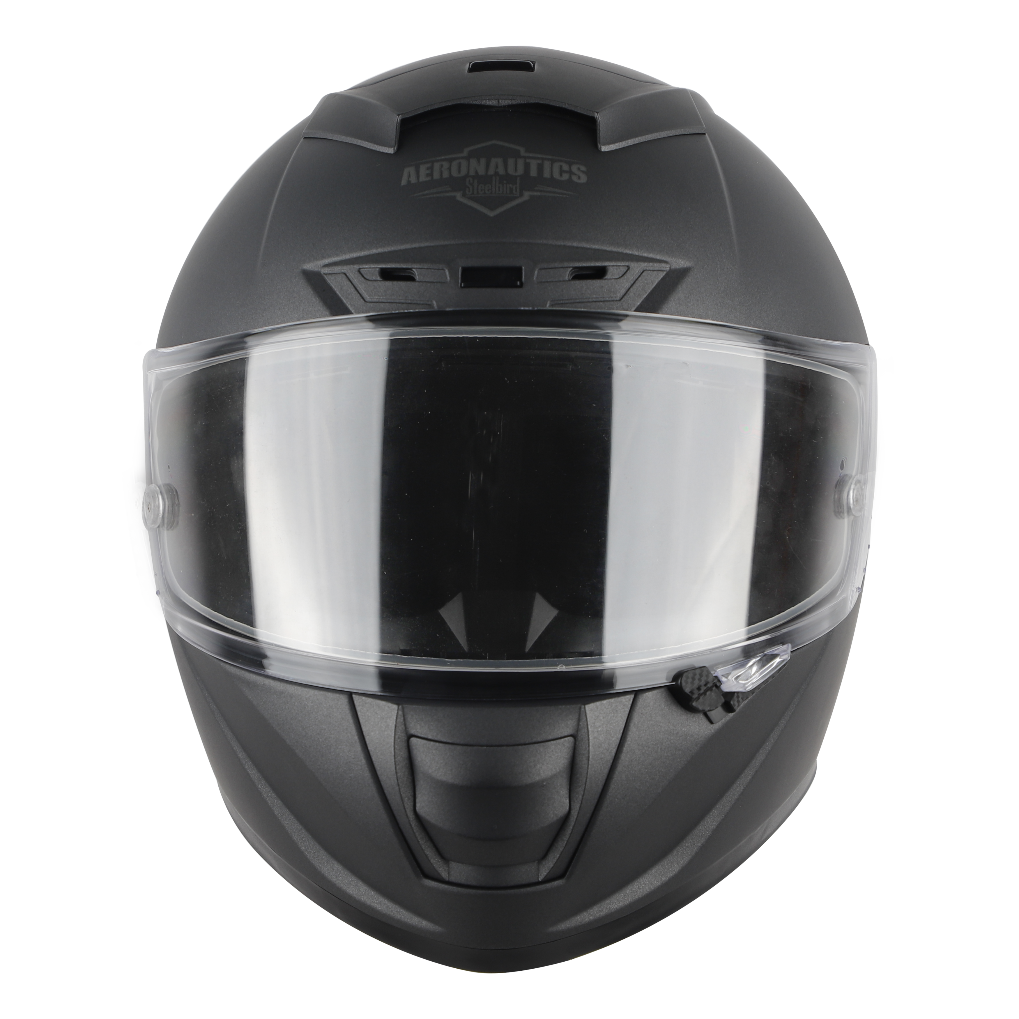 Steelbird Aeronautics SA-5 DOT Helmet with Clear Anti-Fog Shield Visor (Mat Axis Grey)
