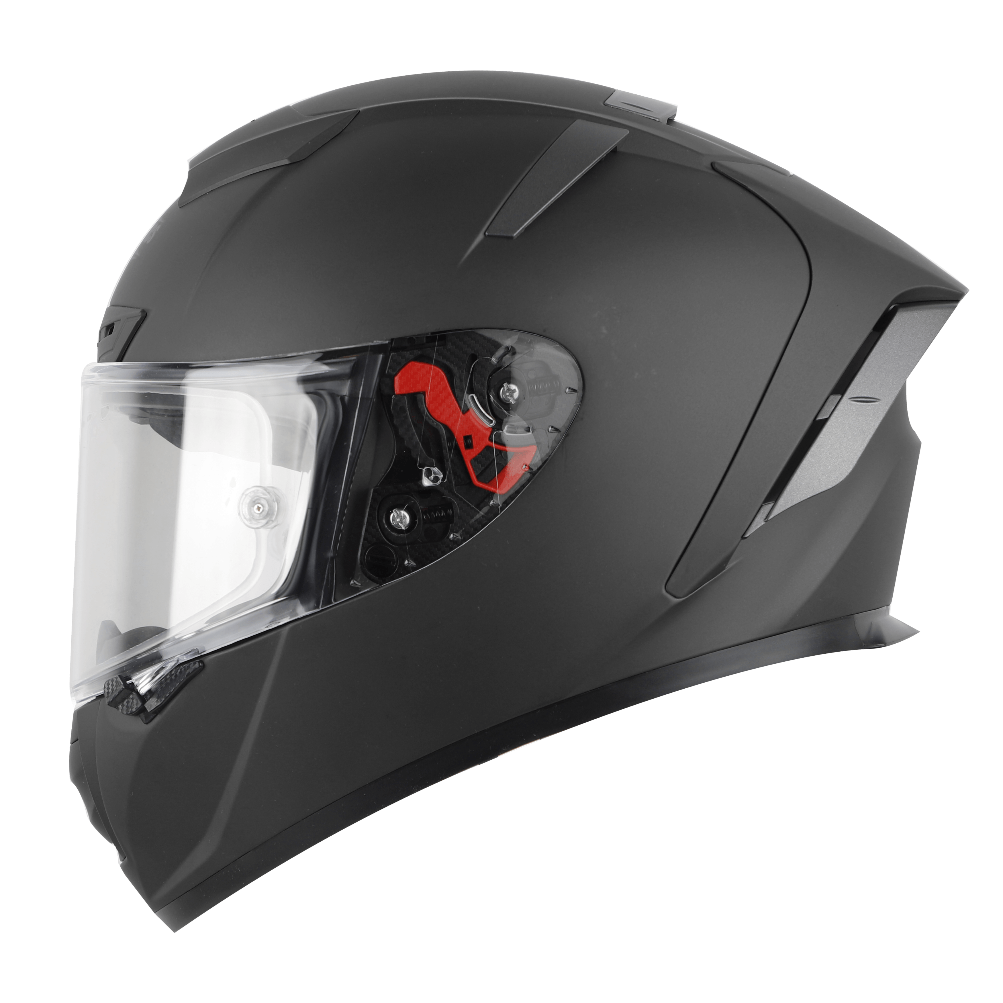 Steelbird Aeronautics SA-5 DOT Helmet with Clear Anti-Fog Shield Visor (Mat Black)