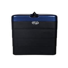 Steelbird SB-510 Universal (for All Bikes) Luggage Side Box with Fitment Clamps (Blue & Black)