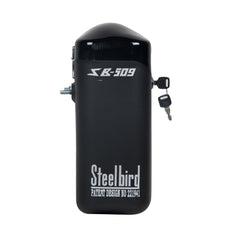 Steelbird SB-509 Universal (for All Bikes) Luggage Side Box with Fitment Clamps (Black)
