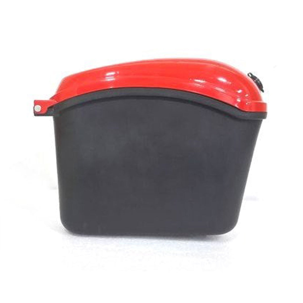 Steelbird SB-512 Universal (for All Bikes) Luggage Side Box with Fitment Clamps (Red & Black)