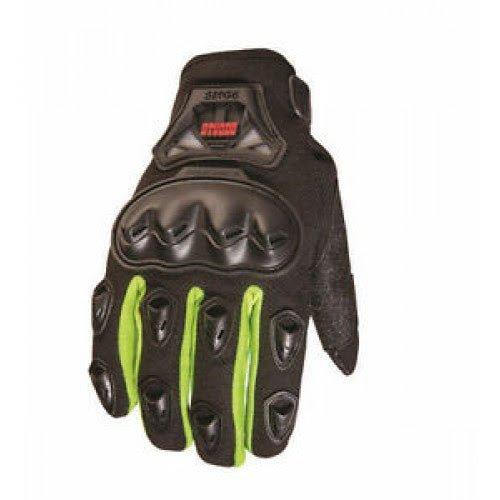 Studds SMG-6 Motorcycle Riding Gloves (Flourescent Green,)