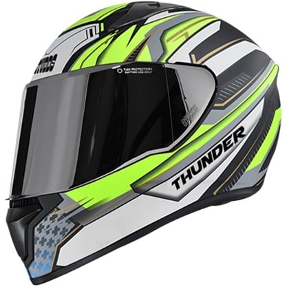 Studds Thunder D8 Decor With Mirror Visor full-face helmet