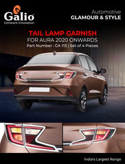 Tail Lamp Garnish Compatible for Hyundai Aura