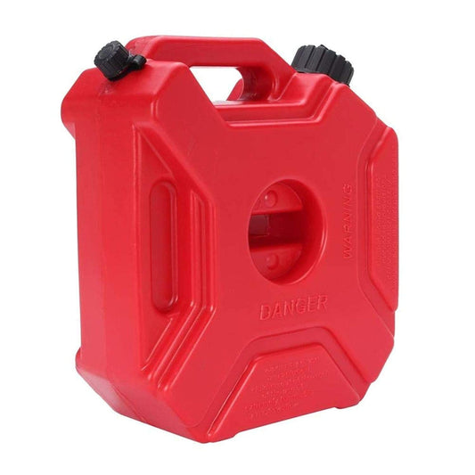 Autosparz Universal Jerrycan Fuel Storage Tank for Motorcycle, Cars, Bullet, Truck (5 L) (Red)