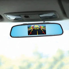 Worldtech WT-TFT471RT Rear View Mirror With Reverse Camera and Parking Sensor System