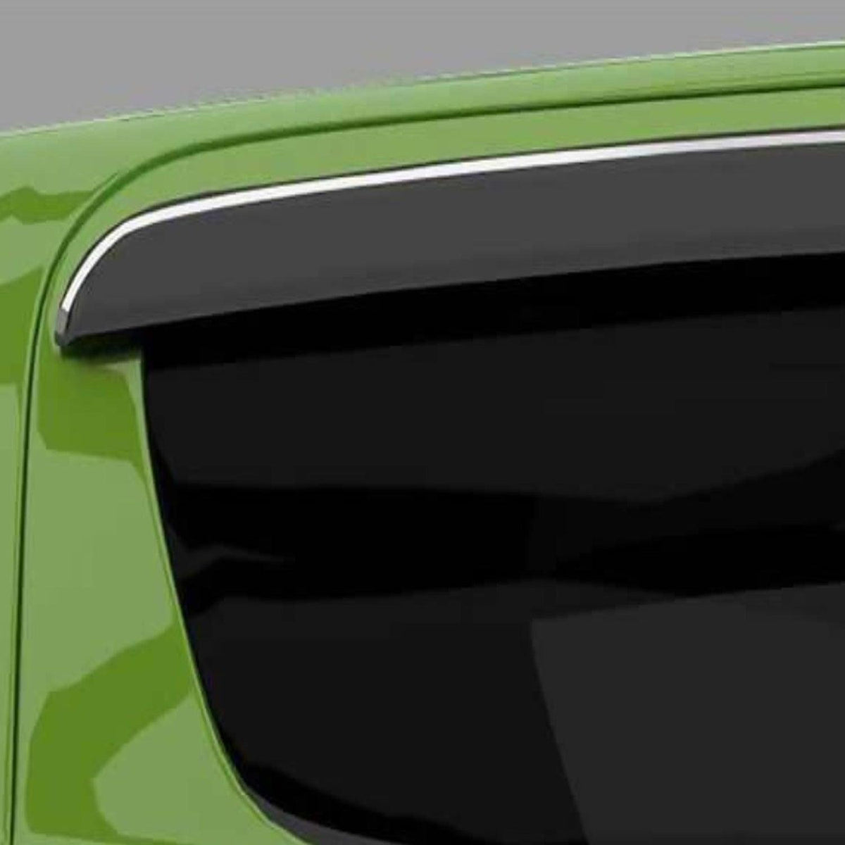 Galio Car Window Door Wind Visor with Silver Chrome Line for Maruti Suzuki Alto 800 2016 Onwards - Autosparz