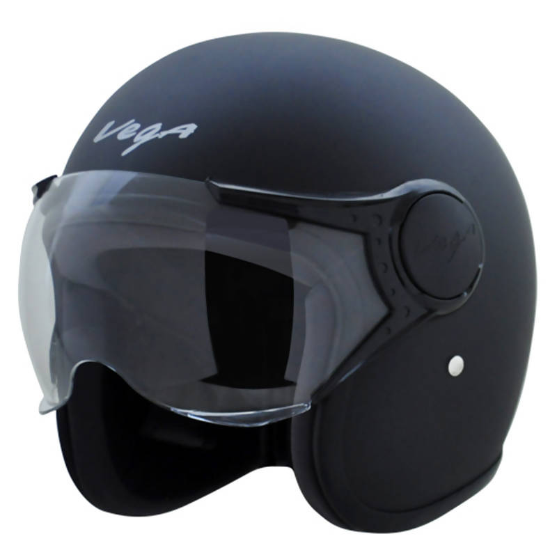 Vega JET W/Visor Dull Black Helmet