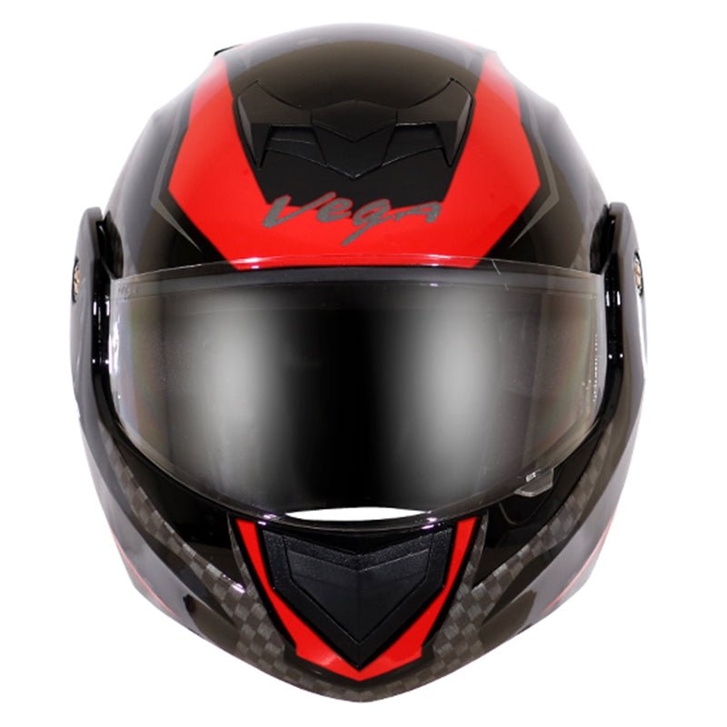 Vega Crux Dx Checks Black Red Helmet