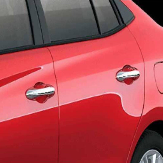 Galio Car Door Handle Cover For Toyota Yaris with Sensor cut Compatible variants G, V, VX - Autosparz