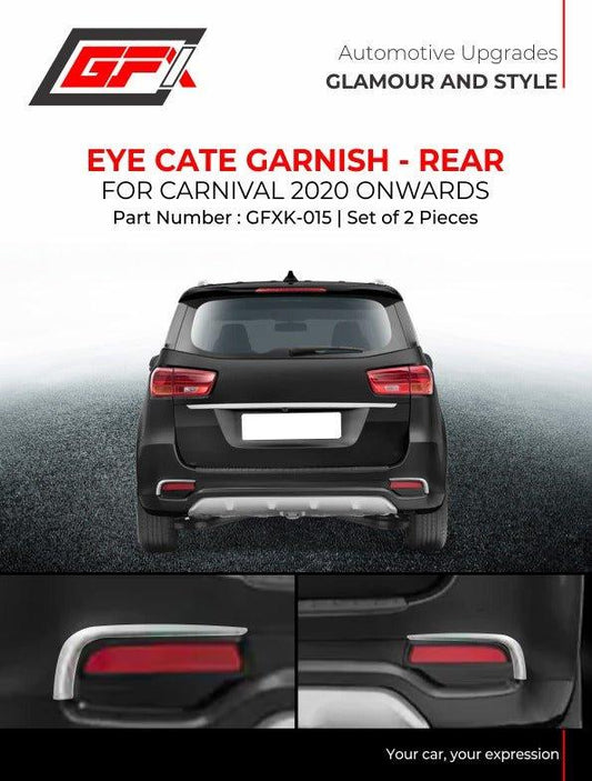 GFX Eye Cate Garnish For Kia Carnival (2020 onwards) (Set of 2 Pcs.) - Autosparz