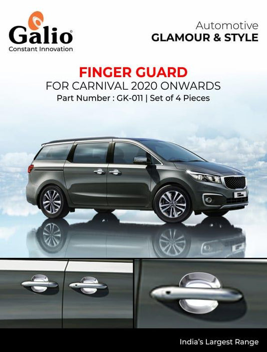 Galio Finger Guard For Kia Carnival (2020 onwards) (Set of 4 Pcs.) - Autosparz