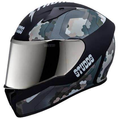 Studds Thunder D5 Decor With Mirror Visor full-face helmet - Autosparz