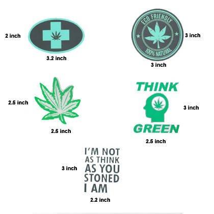 Greenish Non Reflective Stickers Set of 10 - Autosparz