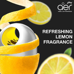 Godrej aer twist, Car Air Freshener - Fresh Lemon Sunny Citrus Blast (45g)