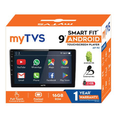 myTVS AP-92 9 Smart Fit Android Touch Screen Double Din Car Stereo Player