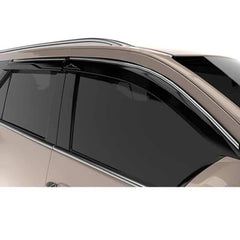 Galio Car Window Door Wind Visor with Silver Chrome Line for Maruti Suzuki Swift Dzire 2012-2016 - Autosparz