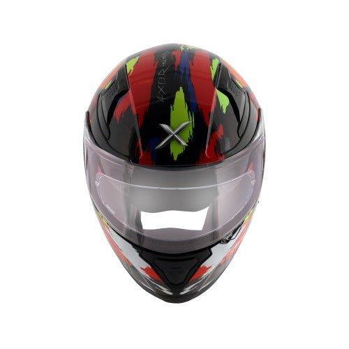 Axor Apex Racer D/V Full Face Helmet (Glossy Black Neon Yellow) - Autosparz