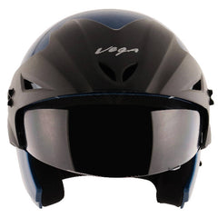 Vega Cruiser W/P Blue Open Face Helmet